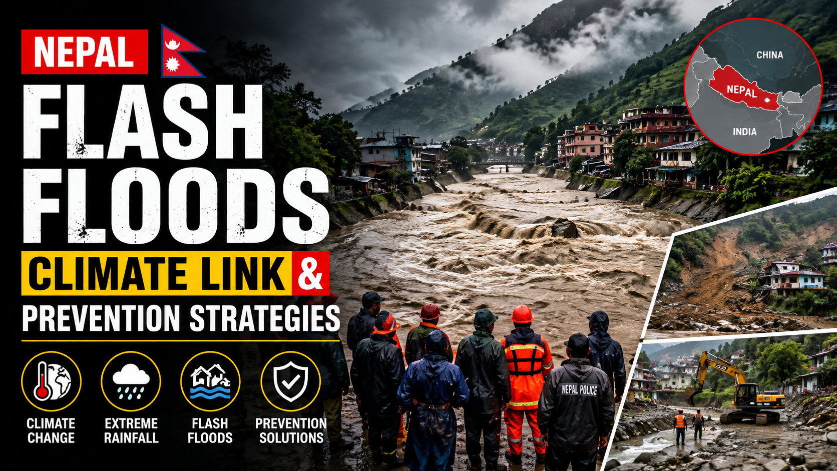 Nepal Flash Floods: Climate Link & Prevention Strategies